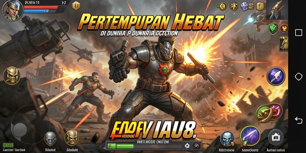 Gameplay mendebarkan dan penuh aksi di AW8.