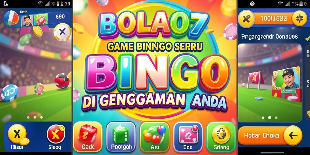 Screenshot gameplay BOLA07 yang menampilkan keseruan bermain Bingo.