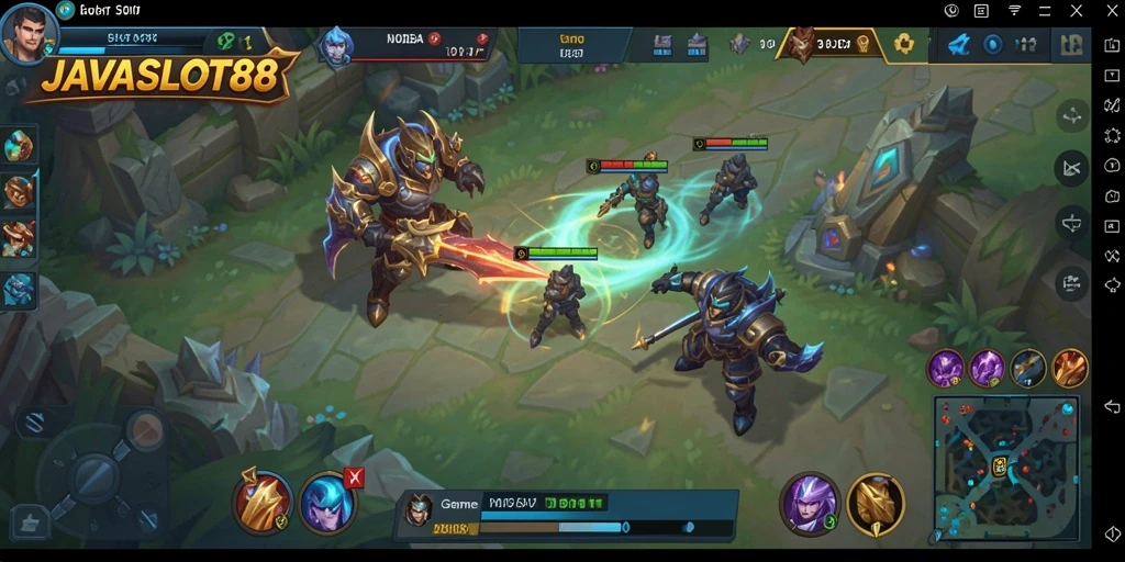 Screenshot gameplay JAVASLOT88 yang menegangkan dalam aksi.