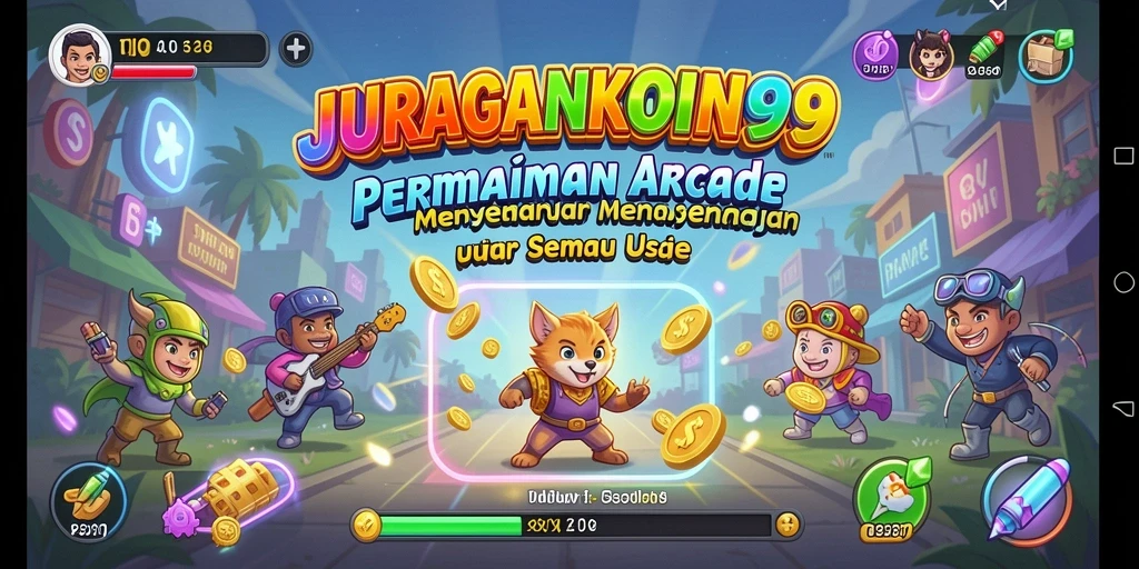 Tampilan gameplay seru dari JURAGANKOIN99 yang membuat ketagihan.