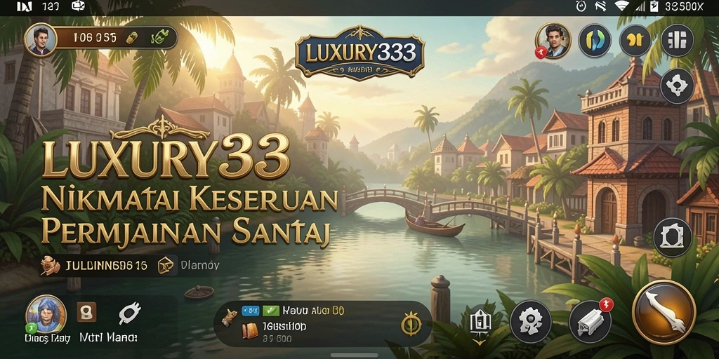 Screenshot utama LUXURY333 menampilkan gameplay seru dan interaksi sosial.