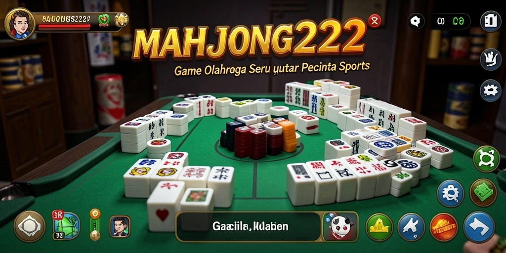 Screenshot gameplay seru dari MAHJONG222 yang menampilkan aksi olahraga.