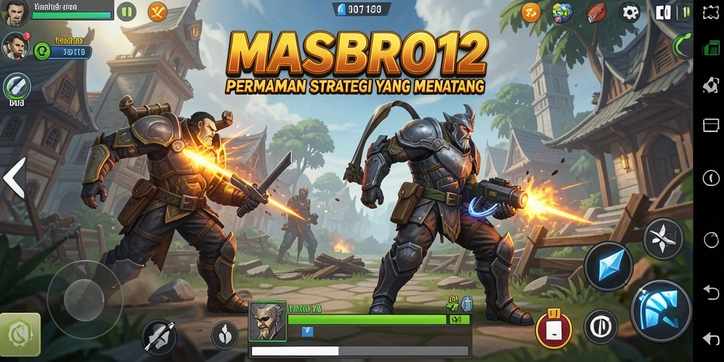 Tampilan gameplay <strong>MASBRO12</strong> yang menegangkan dan strategis.
