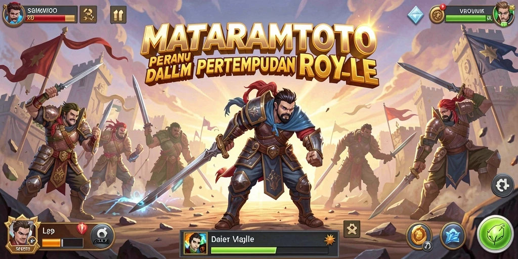 Tampilan gameplay seru MATARAMTOTO dalam pertempuran Battle Royale.