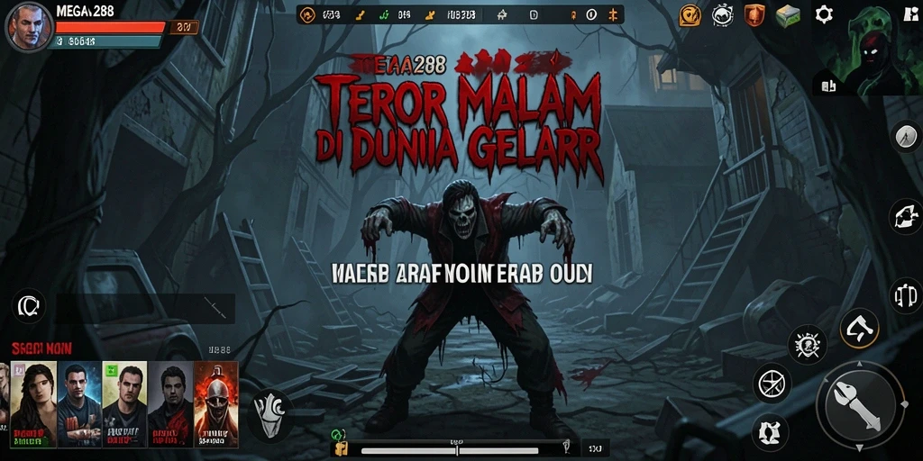 Gameplay menegangkan dengan suasana mencekam di MEGA288.