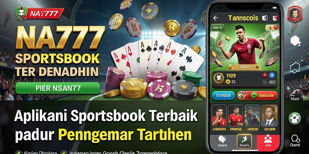 Tampilan menarik dari aplikasi taruhan olahraga NA777.