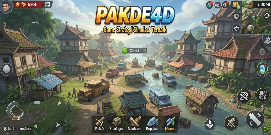Tampilan gameplay menarik dalam PAKDE4D yang penuh strategi.