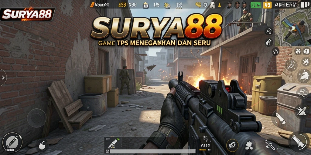 Tampilan gameplay menegangkan dari SURYA88